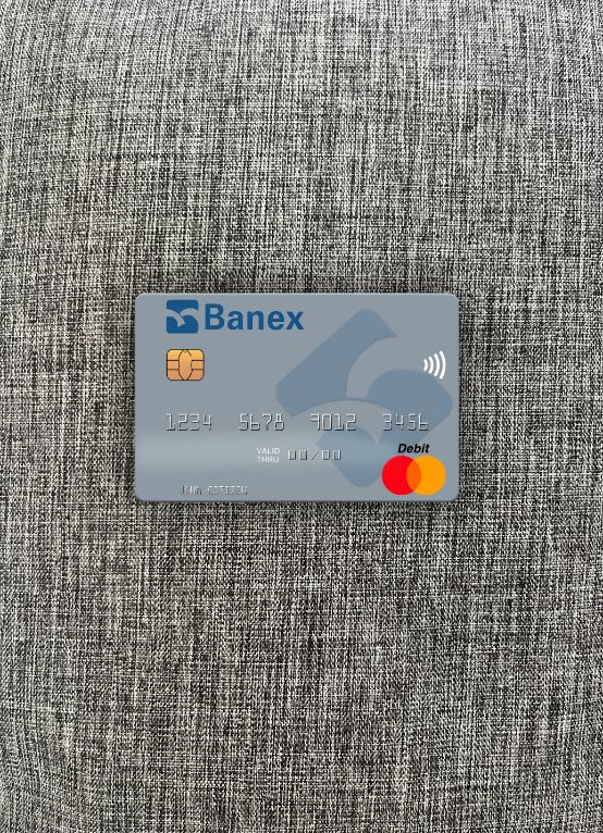 Download Peru Banco Banex mastercard photolook front Photoshop template